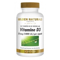 Golden Naturals / Vitamine D3 25 mcg